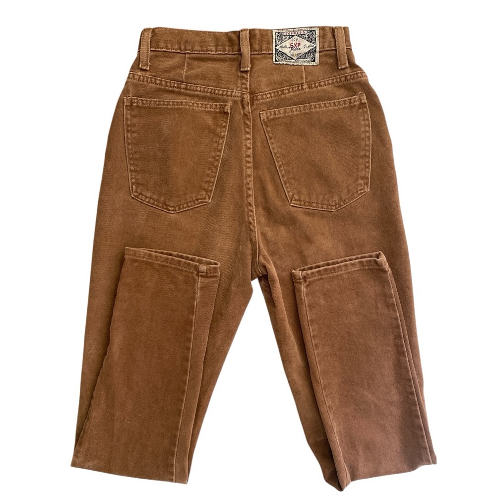 Vintage 90s Brown Corduroy Express Jeans, size 7/8